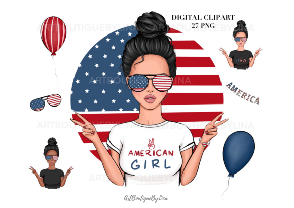 4th of July Clipart Patriotic American: Elevating Your Independence Day Designs