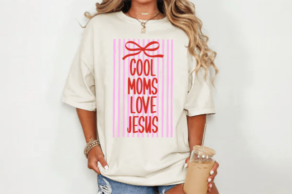 Cool Moms Love Jesus PNG: Creative Applications for the Modern Christian Mom