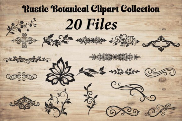 Elegant Botanical Divider SVG Set