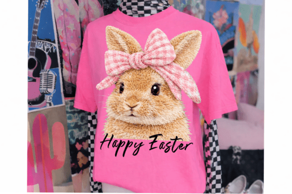 Elevating Spring Designs with the Faux Fluffy Easter Bunny Coquette PNG