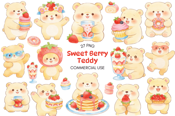 Sweet Berry Teddy Clipart Bundle Kawaii: A Practical Guide for Creators