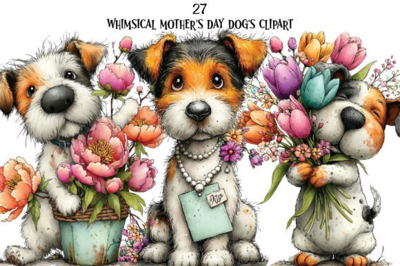 Whimsical Mother’s Day Dogs Clipart Guide